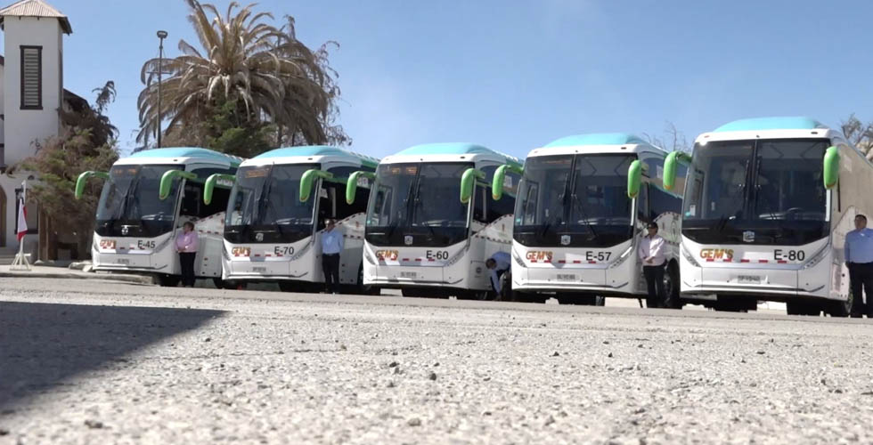 Codelco puso en marcha flota de buses eléctricos más grande de la industria - PITV Calama Noticias (portalindigena)